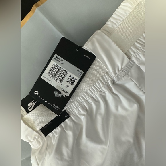 Nike Women's Athletic White Shorts - Picture 3 of 4